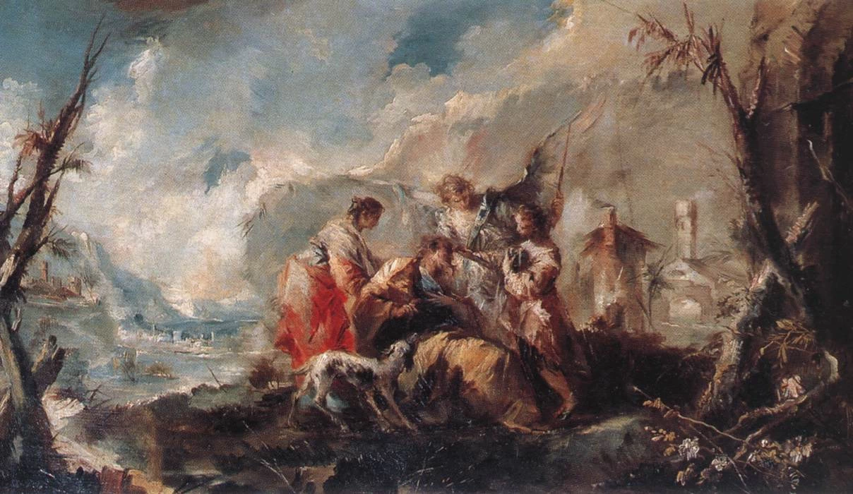 Storie di Tobia. La guarigione del padre di Tobia - chiesa di San Raffaele Arcangelo, Venezia